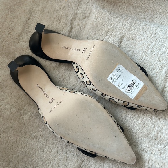 Manolo Blahnik leopard Maysale - Picture 4 of 5
